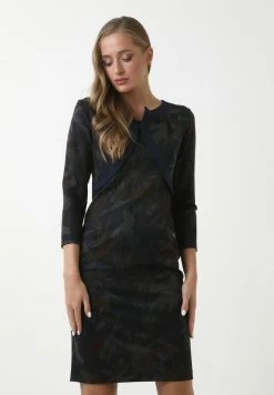 Madam-T DIANA - Robe Fourreau - Blau, Grau