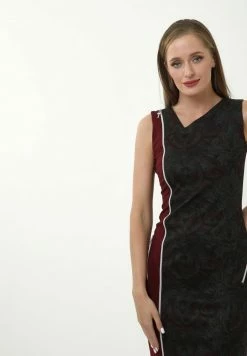 Madam-T KALETA - Robe Fourreau - Grau, Weinrot -Madam-T Soldes 2022 8f19cfd92137407891ba7bf584fb14e4