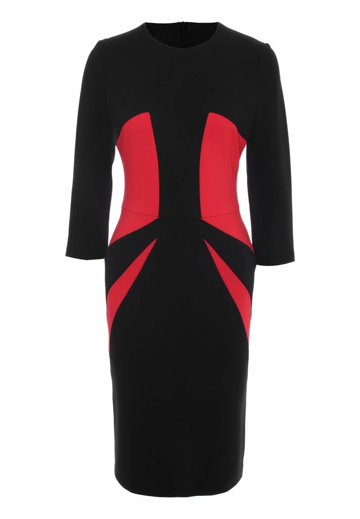 Madam-T Robe Fourreau - Schwarz Rot 7 Madam-T Robe Fourreau - Schwarz Rot – Image 7