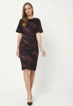 Madam-T ALTEA - Robe Fourreau - Lila, Schwarz -Madam-T Soldes 2022 8f4760d55c9a430085b3cbd06f547c8e