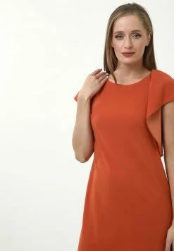 Madam-T Robe De Jour - Terrakotta -Madam-T Soldes 2022 8f8045adf00e4bfb976d6d5bc7c786d3