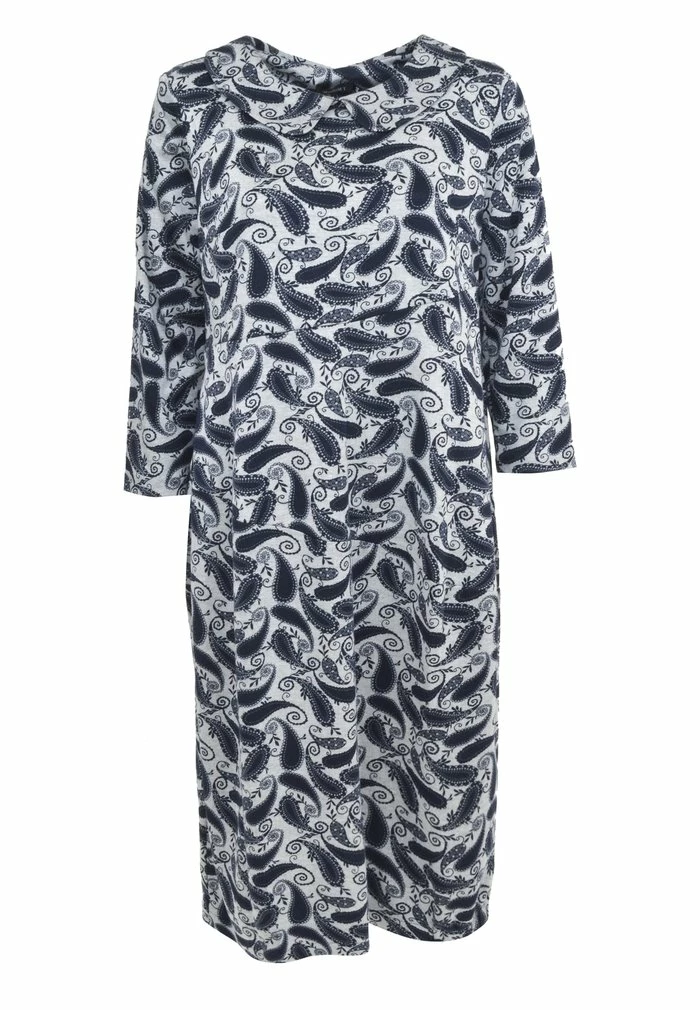 Madam-T IVONI - Robe De Jour - Grüne Farbe Blau 8 Madam-T IVONI - Robe De Jour - Grüne Farbe Blau – Image 8