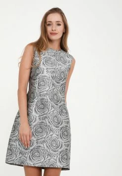 Madam-T KLEID ELONI - Robe Fourreau - Silbrig