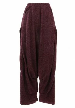 Madam-T HOSE POLLI - Pantalon Classique - Weinrot -Madam-T Soldes 2022 901e57d30caf4b6c94ea8d0d71e41b0d