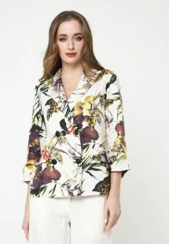 Madam-T SILVANA - Blazer - Milch, Gelb