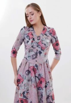 Madam-T DAISY - Robe De Jour - Hellgrün/ Rosa -Madam-T Soldes 2022 90db985ba2ba4eb2b9ca66ce9a2df032