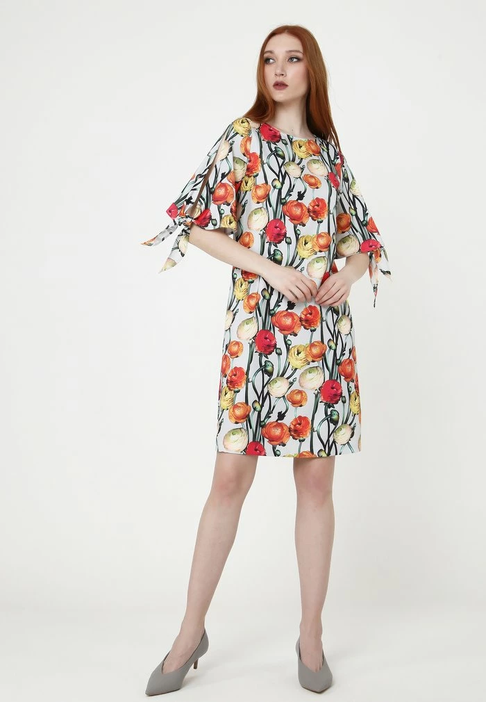 Madam-T Robe De Jour - Grau Orange 1 Madam-T Robe De Jour - Grau Orange