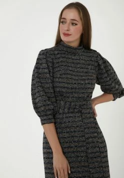 Madam-T MARENA - Robe De Jour - Grau Hellbraun -Madam-T Soldes 2022 915534861d454f769238b8e320916bd5