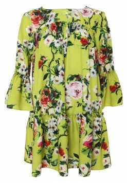 Madam-T EDEMIA - Robe De Jour - Hellgrün, Rosa -Madam-T Soldes 2022 91c73cc321a54e878178d45cee0109ad