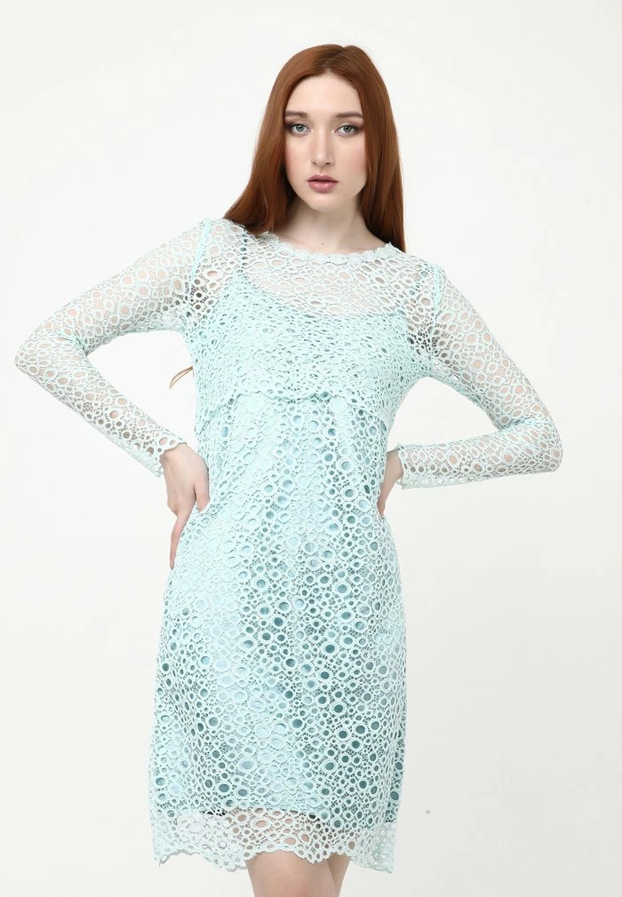 Madam-T GALERI - Robe Fourreau - Hellgrün 1 Madam-T GALERI - Robe Fourreau - Hellgrün