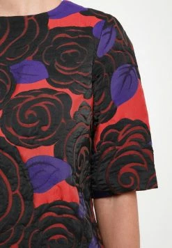 Madam-T LIANA - Robe De Jour - Koralle, Schwarz -Madam-T Soldes 2022 91fed8a0839849d7a808bab45e2f292e