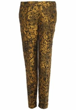 Madam-T MARIO - Pantalon Classique - Schwarz/senf -Madam-T Soldes 2022 9237156fe517493abf7f315bb056885c
