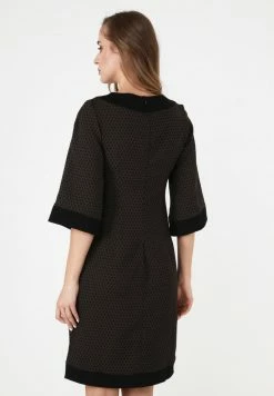 Madam-T REINA - Robe De Jour - Schwarz/ Khaki -Madam-T Soldes 2022 928678ae672d4352b55d70d466330217