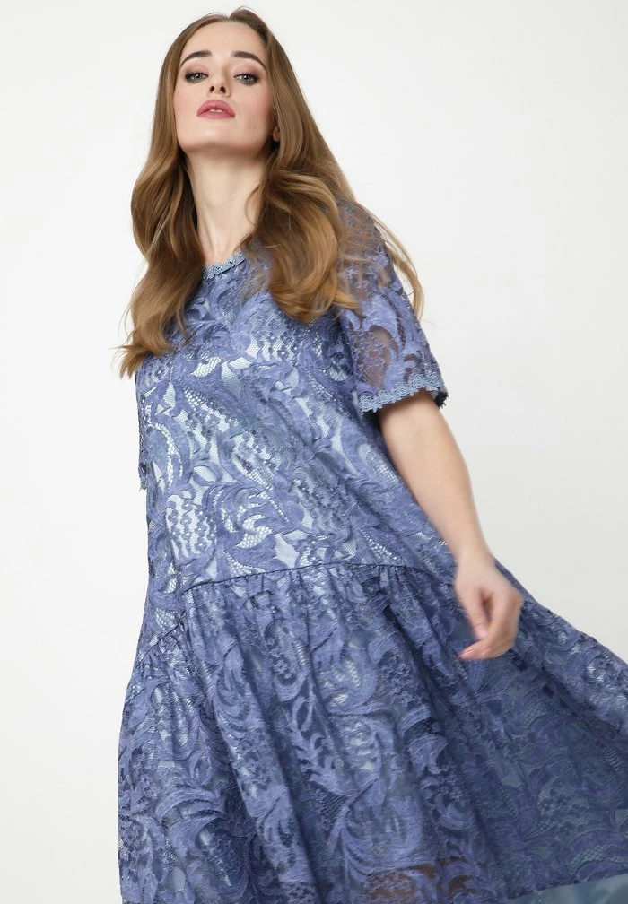 Madam-T EVA - Robe De Jour - Indigo 4 Madam-T EVA - Robe De Jour - Indigo – Image 4