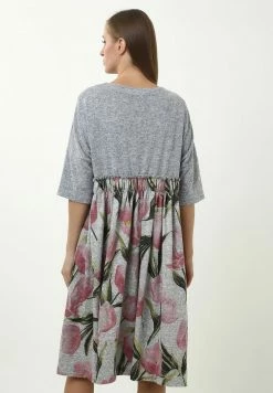 Madam-T KLEID OFELIA - Robe Fourreau - Grau, Khaki -Madam-T Soldes 2022 92c0ffa551ca4d61a95606a9a1bcfa51