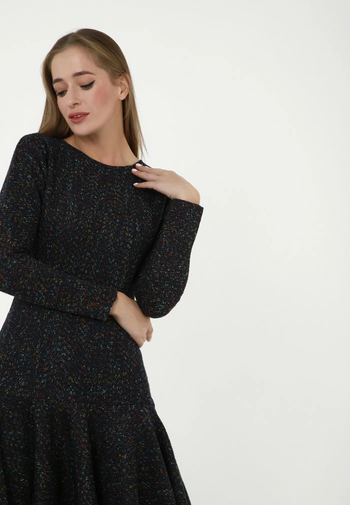 Madam-T SAMARA - Robe Pull - Blau/ingwer 6 Madam-T SAMARA - Robe Pull - Blau/ingwer – Image 6