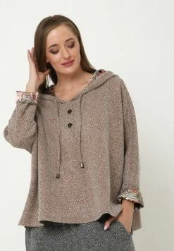 Madam-T ROCHEL - Sweat à Capuche - Schwarz Senf -Madam-T Soldes 2022 930871b6163247e496467ba1d484cf7b