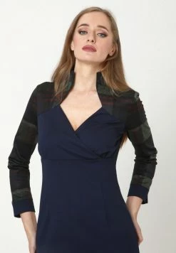 Madam-T Robe Fourreau - Blau, Grün 10 Madam-T Robe Fourreau - Blau, Grün -Madam-T Soldes 2022 9343fbe0104440a59d45b5fba399bf9a