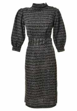 Madam-T MARENA - Robe De Jour - Grau Hellbraun -Madam-T Soldes 2022 93b57534303c4e72b8bec56e8d296cad