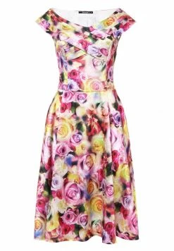 Madam-T LAGUNA - Robe De Jour - Gelb/lila -Madam-T Soldes 2022 93d4d99402994a5a9555680766e08502