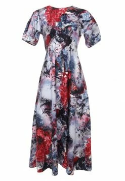 Madam-T MENOLA - Robe De Jour - Dunkelgrau, Burgund -Madam-T Soldes 2022 946ffbae3f4b417c9d42cdee71214a2b