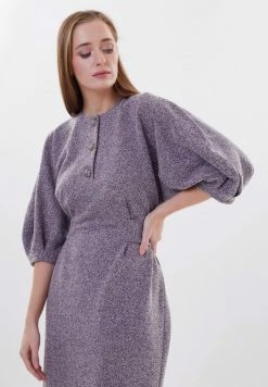 Madam-T BRUNILDA - Robe Fourreau - Blauddk / Lila -Madam-T Soldes 2022 9497f7211ff74a21929a21c63a1c56d1
