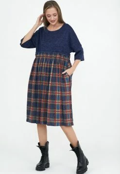 Madam-T OFELIA - Robe De Jour - Blau/rot -Madam-T Soldes 2022 94d07306700c4591a3ed09c81b33fd59