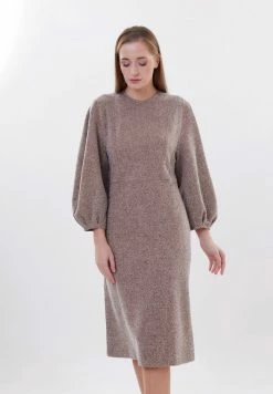 Madam-T Robe De Jour - Bla Utzk Senf -Madam-T Soldes 2022 963dbdb1afc240fa81de0af27e692386