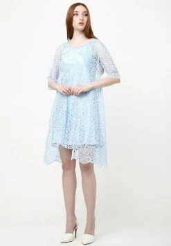 Madam-T SHELBY - Robe De Jour - Hellblau -Madam-T Soldes 2022 96811f2b95d54e3a8db878e788a1fb6e