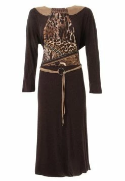 Madam-T CHANTA - Robe En Jersey - Braun -Madam-T Soldes 2022 96bf27458ba240aeb2650dea1786b3cc