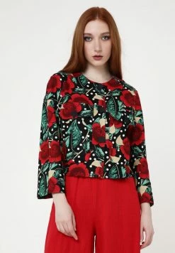 Madam-T EDEN - Blazer - Schwarz, Rot