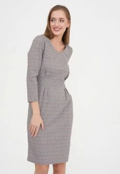 Madam-T ALIA - Robe Fourreau - Grüner Vogel / Rosa -Madam-T Soldes 2022 96da98f2e0df4834bb597cb828f03d83