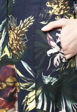 Madam-T Pantalon Classique - Blau, Gelb -Madam-T Soldes 2022 9714a677e1644169a8703c261db9565e