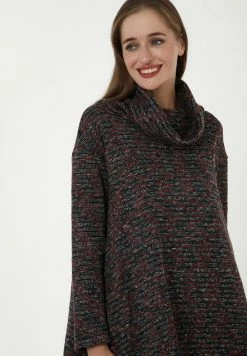 Madam-T SHELBY - Robe Pull - Dunkelgrau Rot -Madam-T Soldes 2022 972fcf6adbbd4d8d8033183c65177e0b