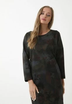 Madam-T LEONIE - Robe De Jour - Grau/braun -Madam-T Soldes 2022 97e42e6da7eb4b0ab139b11267edff55