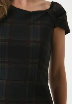 Madam-T Robe Fourreau - Blau/ Rot -Madam-T Soldes 2022 9851886b74f64dbe8a7f76878ebbd743