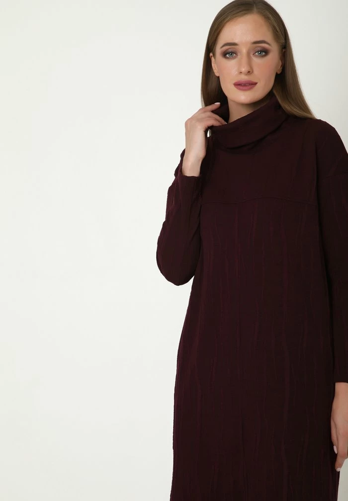 Madam-T ALLTAGS OTAVIA - Robe De Jour - Pflaume 4 Madam-T ALLTAGS OTAVIA - Robe De Jour - Pflaume – Image 4