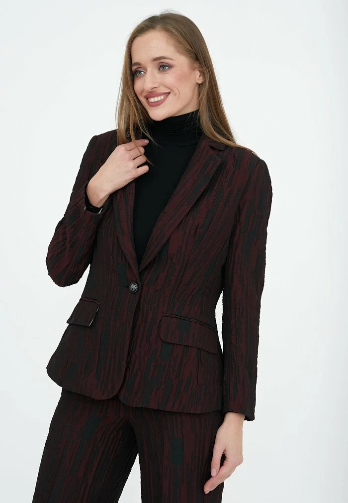 Madam-T MANA - Blazer - Black / Maroon 6 Madam-T MANA - Blazer - Black / Maroon – Image 6