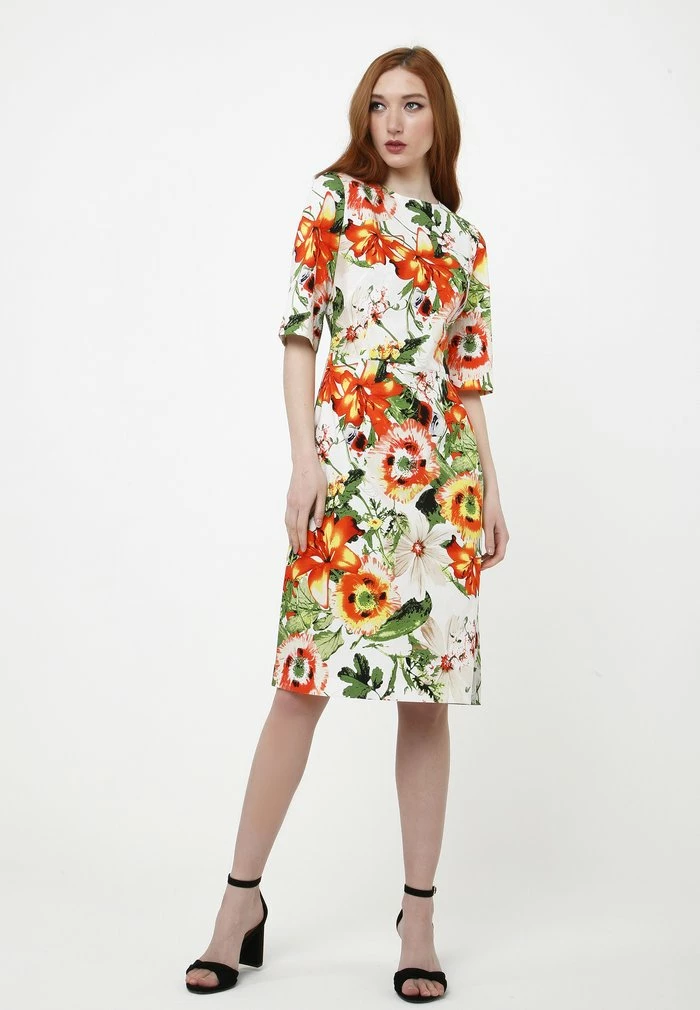 Madam-T SANATA - Robe De Jour - Milchig, Orange 2 Madam-T SANATA - Robe De Jour - Milchig, Orange – Image 2