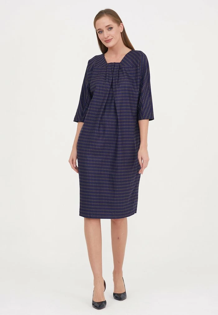 Madam-T VIKANA - Robe De Jour - Indigo Grüne Bohnen 1 Madam-T VIKANA - Robe De Jour - Indigo Grüne Bohnen