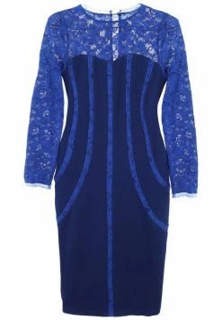 Madam-T BAKURA - Robe Fourreau - Indigo -Madam-T Soldes 2022 98a69249d5d8421e99689a7fea769421