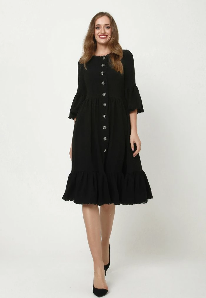 Madam-T CHIARA - Robe De Jour - Schwarz 2 Madam-T CHIARA - Robe De Jour - Schwarz – Image 2