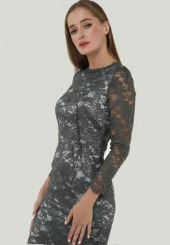 Madam-T TROPICANA - Robe De Soirée - Grau -Madam-T Soldes 2022 98f66c5a70a640c5b3a8d972e8828cea