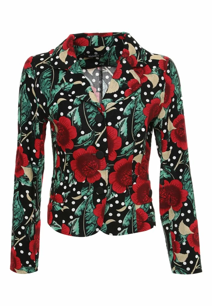 Madam-T Blazer - Schwarz Rot 7 Madam-T Blazer - Schwarz Rot – Image 7