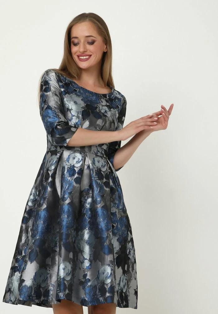 Madam-T AHNA - Robe De Soirée - Silbrig/blau 6 Madam-T AHNA - Robe De Soirée - Silbrig/blau – Image 6