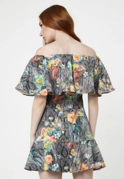 Madam-T ANTHONY - Robe De Jour - Braun/gelb -Madam-T Soldes 2022 99a7dec0e90f4624ab31ee1baf7026ef