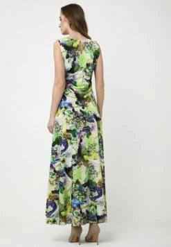 Madam-T Robe Longue - Hellgrün, Lila -Madam-T Soldes 2022 99bf58839d58424e80d977504e250a50