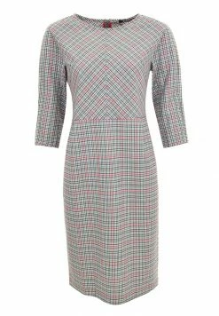 Madam-T KORFU - Robe Fourreau - Grüner Zig/rot -Madam-T Soldes 2022 9a0a7f5858904b02bcfa8a5e05ae29c6