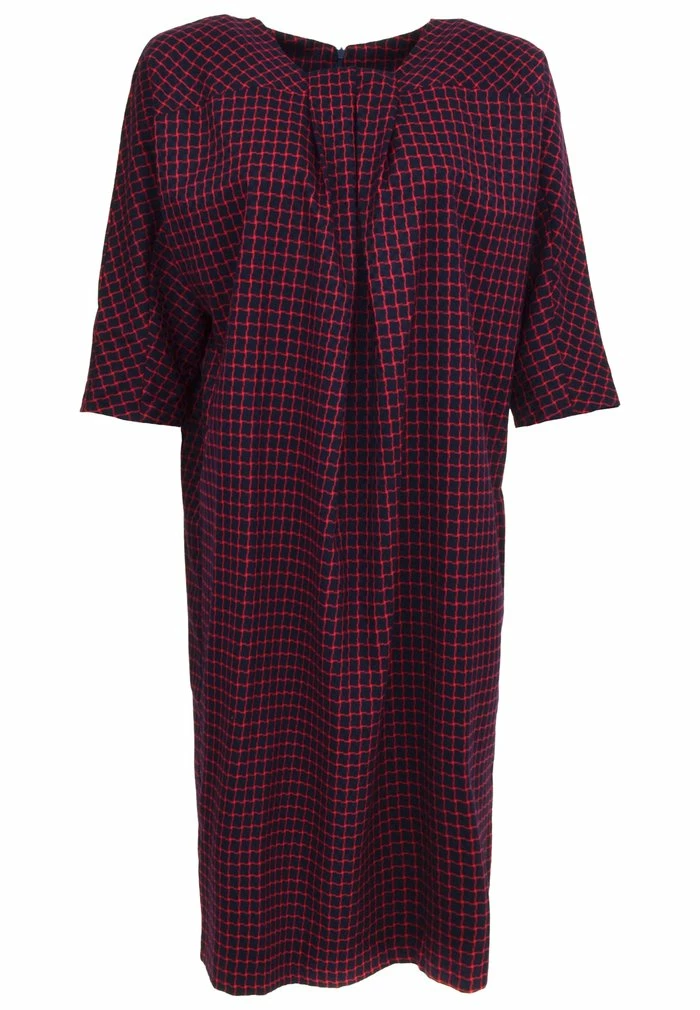 Madam-T VIKANA - Robe De Jour - Blau Rot 7 Madam-T VIKANA - Robe De Jour - Blau Rot – Image 7