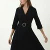 Madam-T KLEID NENSI - Robe Fourreau - Blau